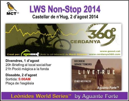LWS Non-Stop 2014  Inscripcions Obertes